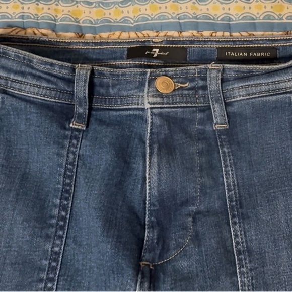 Women’s 7 For All Mankind denim taper leg jogger/jeans, sz25, used/babied. - Picture 6 of 11